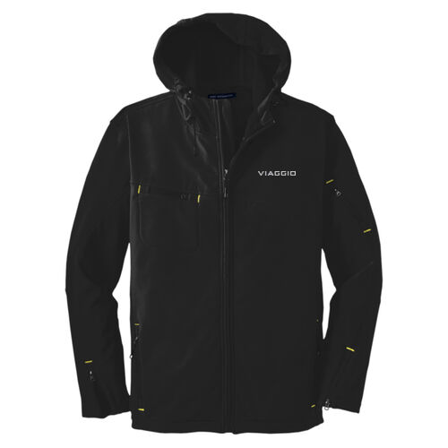 Men's Textured Hooded Soft Shell Jacket Thumbnail