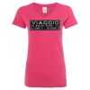 Women’s Glitter V-Neck T-Shirt Thumbnail