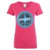 Women’s Glitter V-Neck T-Shirt Thumbnail